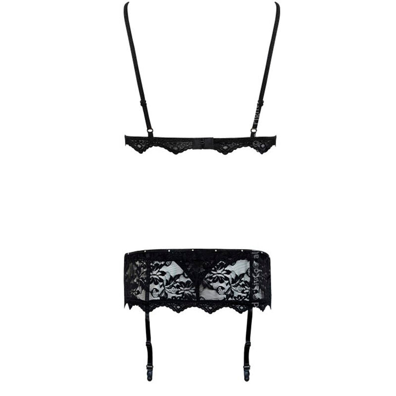 Livco Corsetti Fashion - Belita Lc 90231 Bra + Briefs + Bra Black S/M