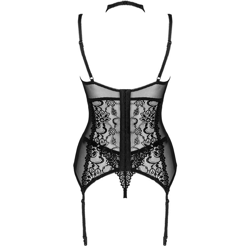 Livco Corsetti Fashion - Collection Giellandra For The Senses Corset + Panty Noir