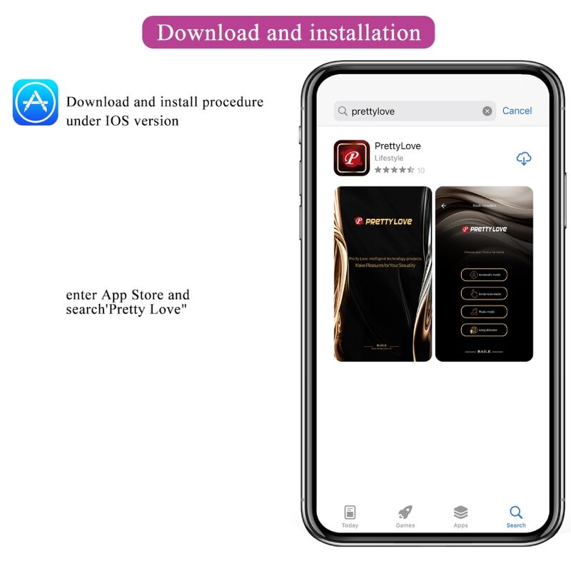 Pretty Love - App Jayleen Vibromasseur Télécommande Violet