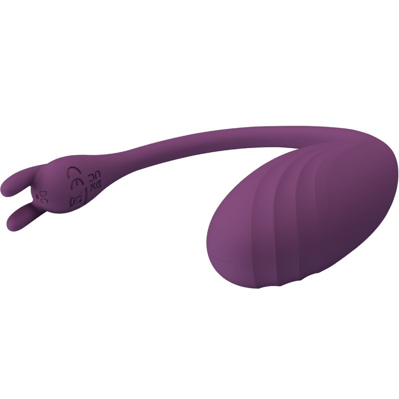 Vibratore indossabile controllo a distanza tramite app 12 funzioni silicone impermeabile Viola Pretty Love