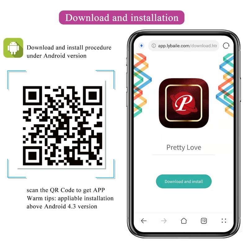 plug anale app controllato con vibrazione e scosse elettriche viola ricaricabile in silicone Pretty Love