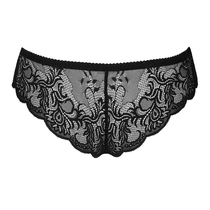 Livco Corsetti Fashion - Love Story Lc 90679 Panty Crotchless Black