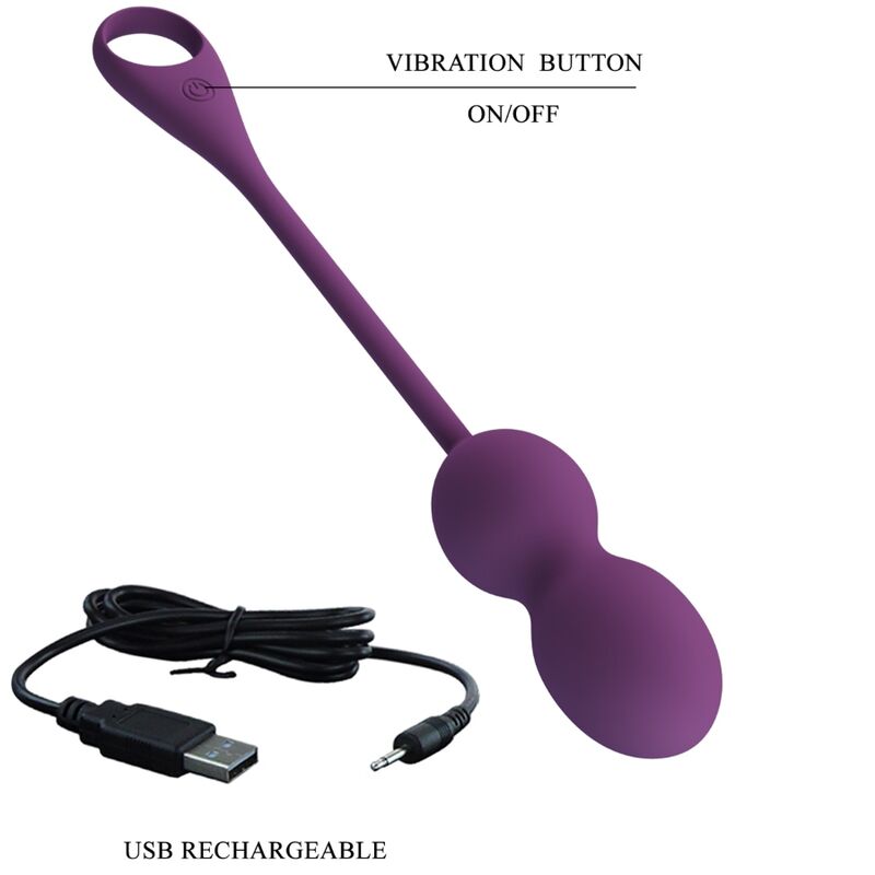 Pretty Love - App Elvira Kegel Balls Télécommande Violet