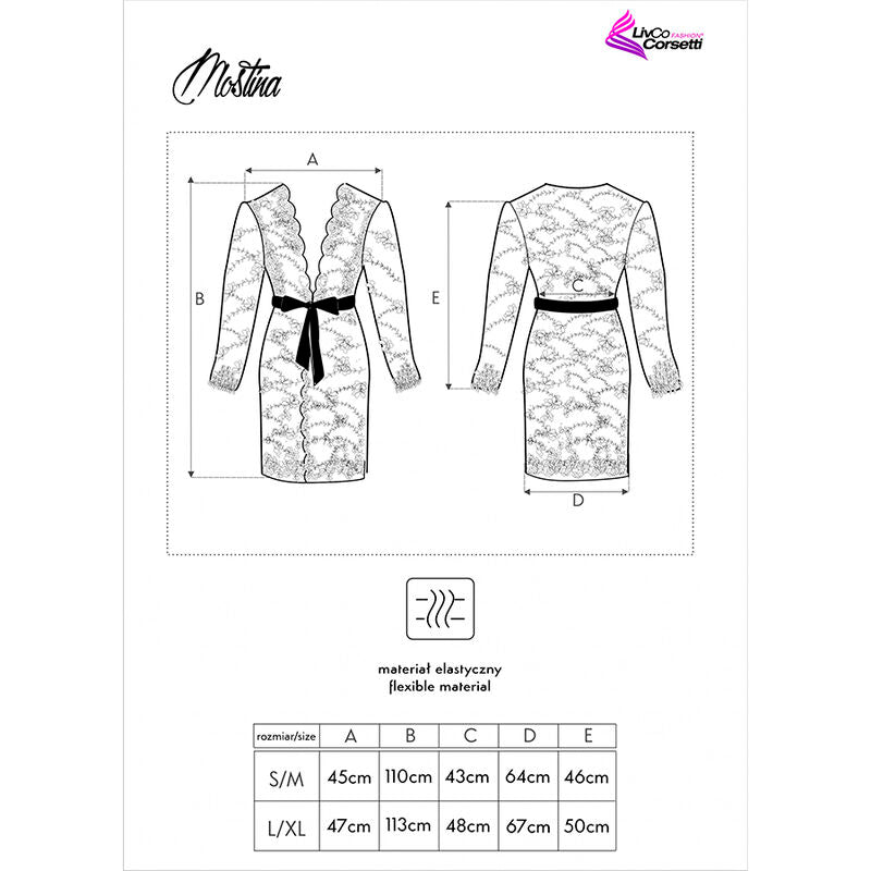 Livco Corsetti Fashion - Mostina Lc 90641 Dressing G Robe Noire