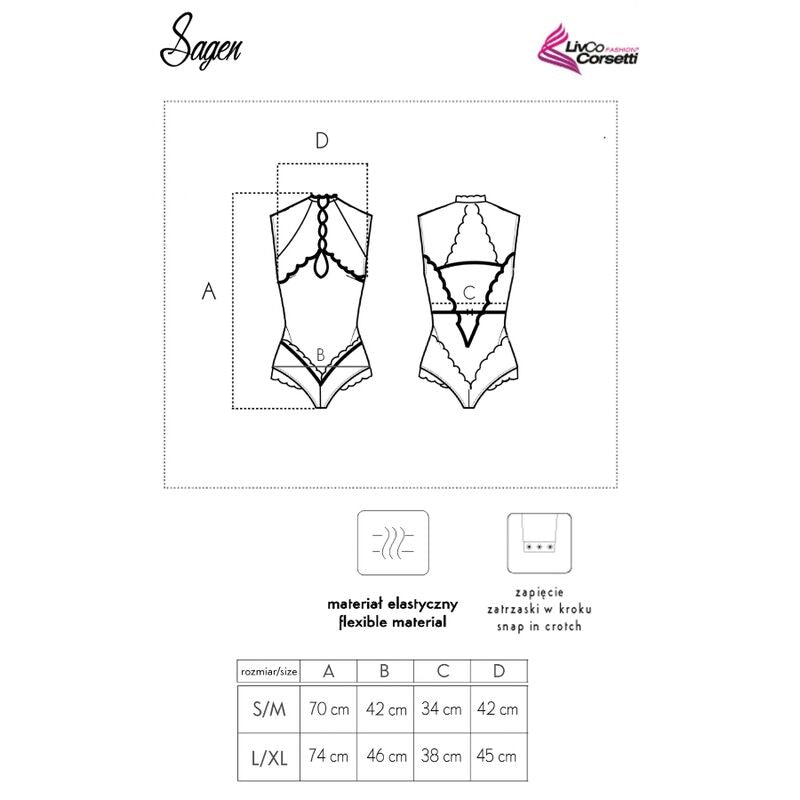 Livco Corsetti Fashion - Sagen Lc 90694 Corpo Nero