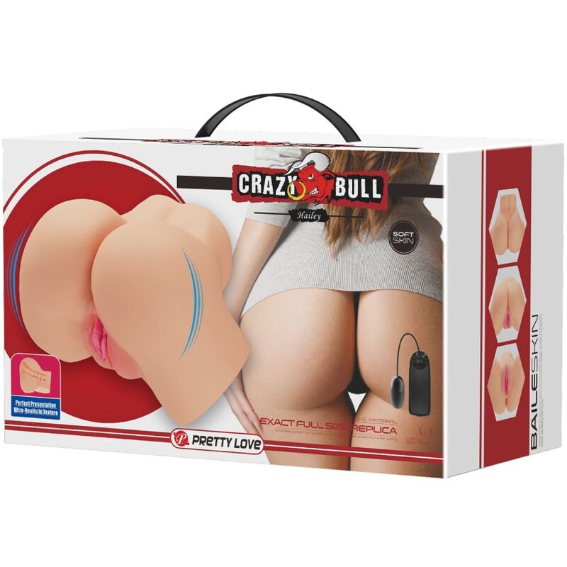 Crazy Bull - Vibromasseur Hailey pour vagin et anus réalistes