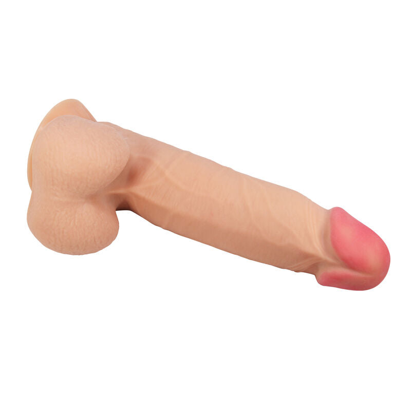 Pretty Love - Realistic Dildo Sliding Skin Series With Sliding Skin Suction Cup 21.8cm
