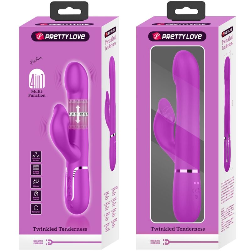 Pretty Love - Purple Rabbit Vibrator Pearls