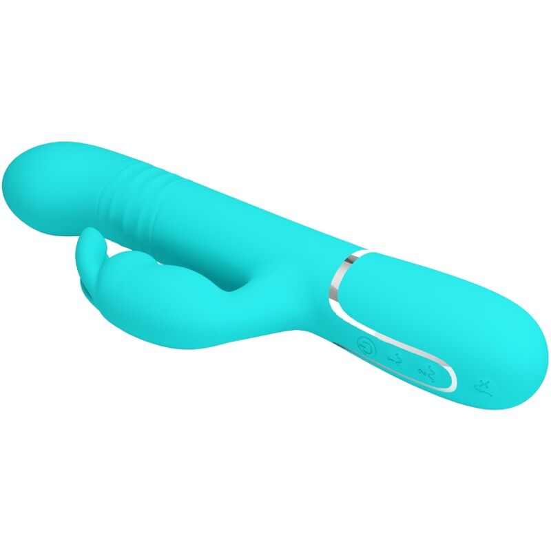 Pretty Love - Perles Vibromasseur Rabbit Coale Vert Aqua