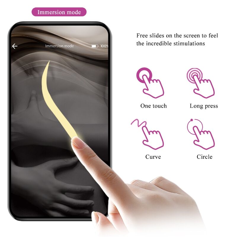 Ovetto vibrante controllato da app da remoto silenzioso e discreto per piacere e allenamento del pavimento pelvico Pretty Love