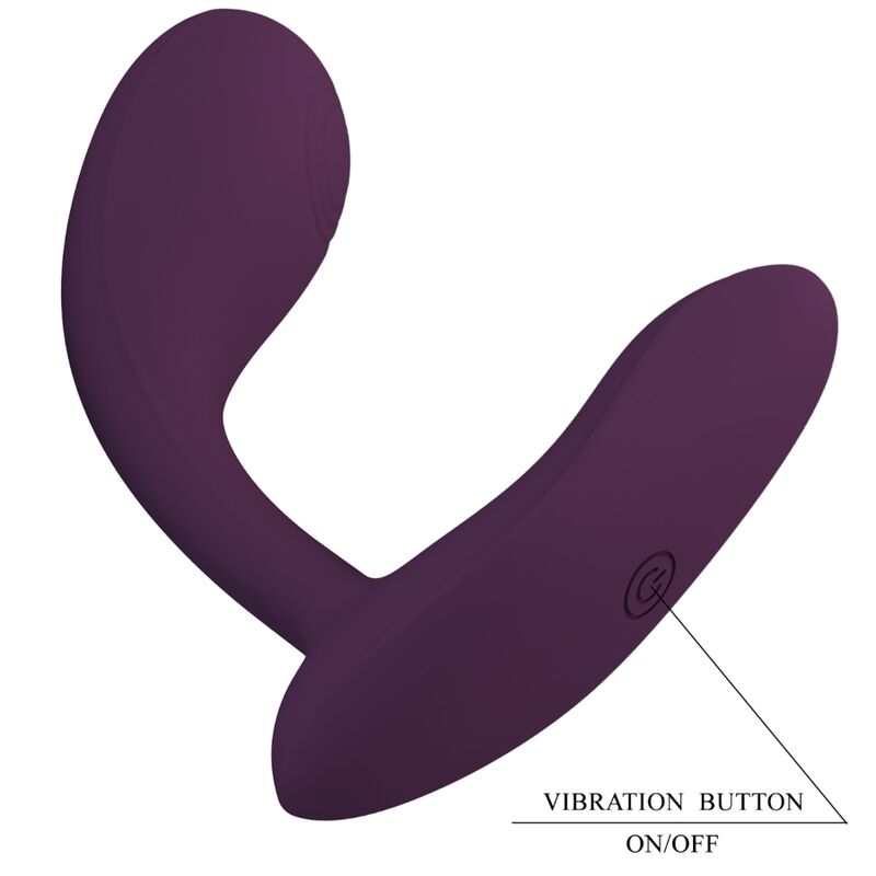 Vibratore g-spot lilac 12 vibrazioni controllo da remoto con app in silicone ricaricabile usb pretty love flirtation