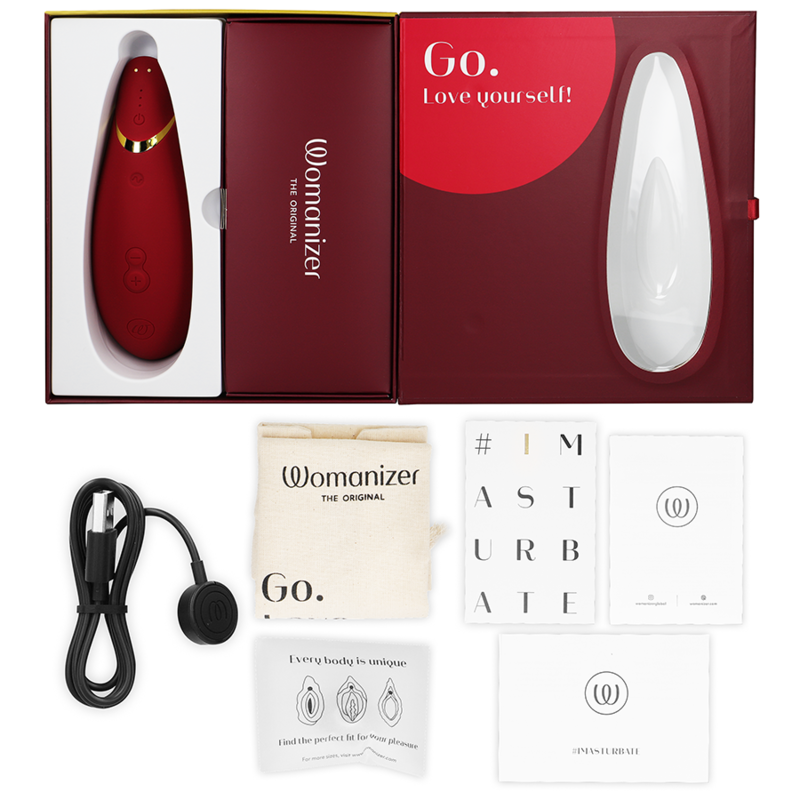 Womanizer - Premium 2 Stimolatore Clitorale Bordeaux