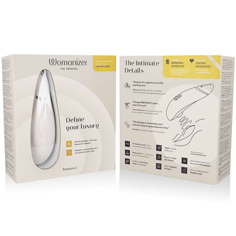 Womanizer - Premium 2 Stimolatore Clitorale Grigio Caldo