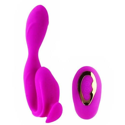 massaggiatore vibratore lilla potente ergonomico silicone sicuro impermeabile 12 modalità ricaricabile Pretty Love
