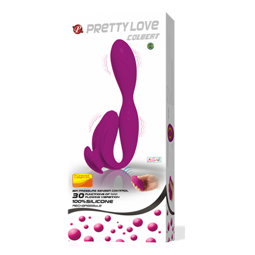 massaggiatore vibratore lilla potente ergonomico silicone sicuro impermeabile 12 modalità ricaricabile Pretty Love
