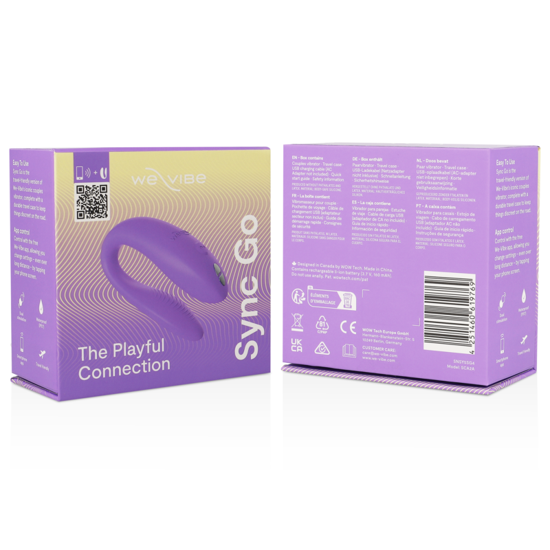 We-Vibe - Sync Go Dual Stimolatore Viola