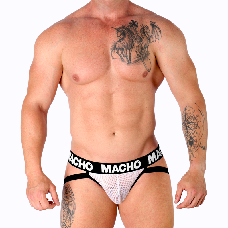 Macho - Mx26X1 Jock Grid Bianco S