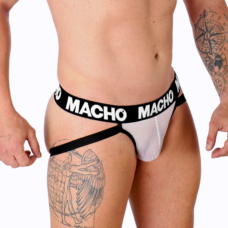 Macho - Mx26X1 Jock Grid Bianco S