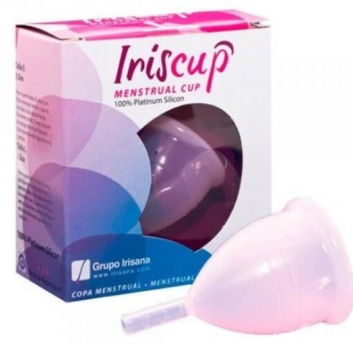 Iriscup - Large Month Cup Pink + Free Sterilizer Bag