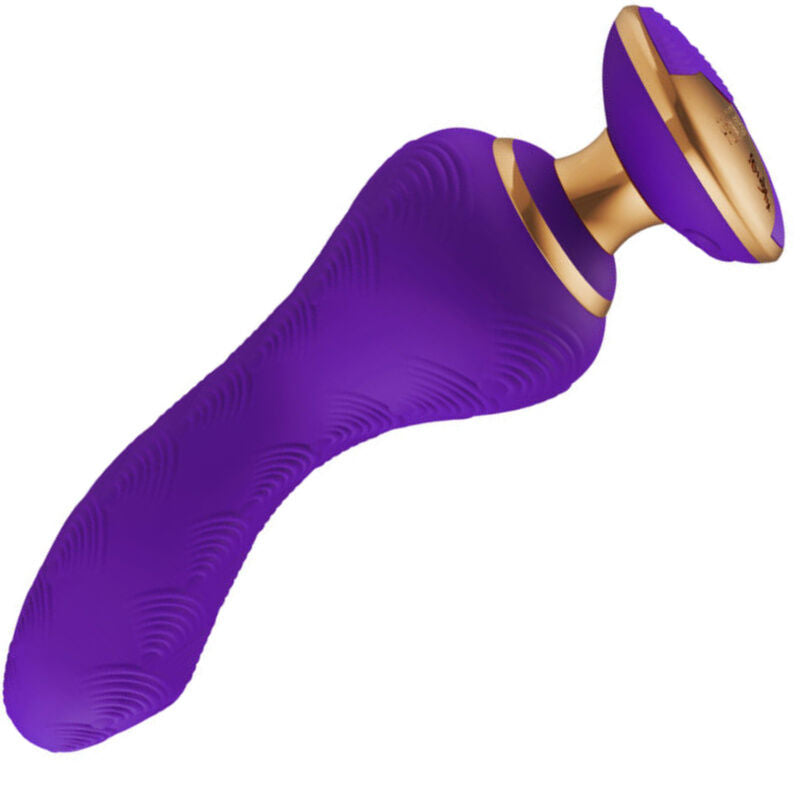 massaggiatore intimo sanya rosa silenzioso e ricaricabile ergonomico in silicone ipoallergenico 10 funzioni shunga toys