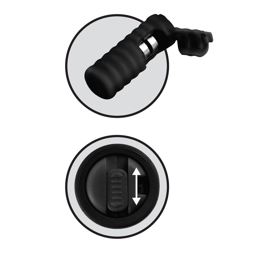 Vibratore per capezzoli in silicone stimolazione a mani libere potenti motori silenziosi PIPEDREAMS