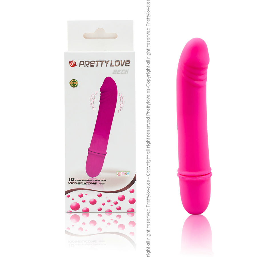 Vibratore elegante lilla in silicone qualità con 10 modalità vibrazione silenzioso e facile da usare Pretty Love Flirtation