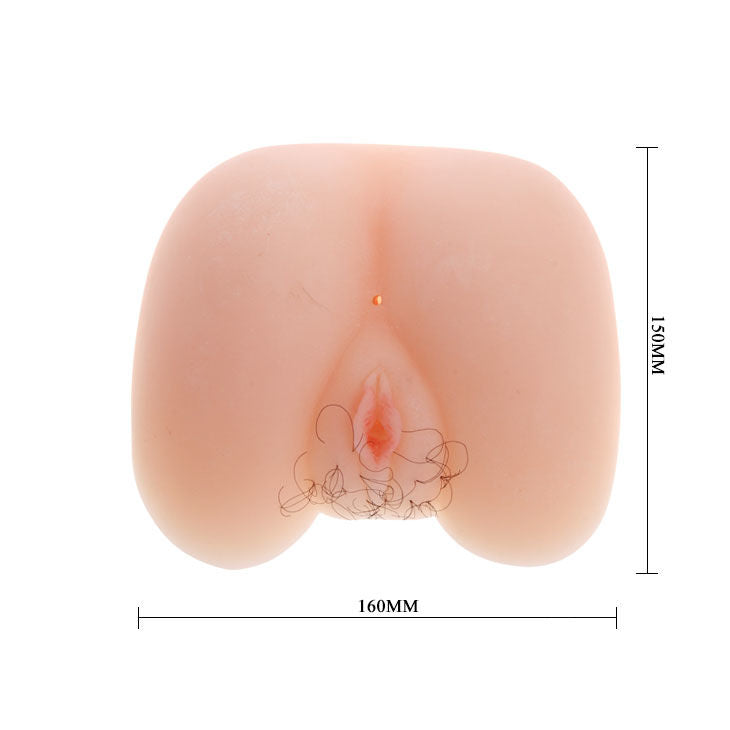 vagina e ano realistici a grandezza naturale con materiale cyberskin morbido ed elastico per massima stimolazione Baile For Him