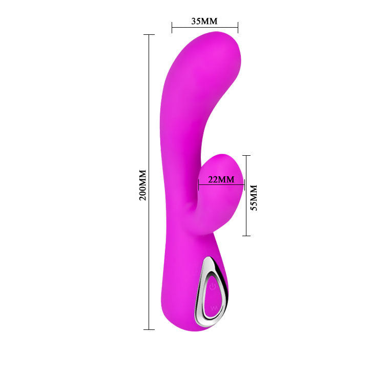 Vibratore intelligente lilla con stimolazione clitoridea 10 funzioni silicone ricaricabile impermeabile Pretty Love Smart