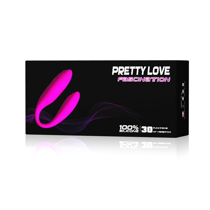 Vibratore clitorideo e vaginale impermeabile 30 funzioni vibranti silicone gioco di coppia ricaricabile Pretty Love