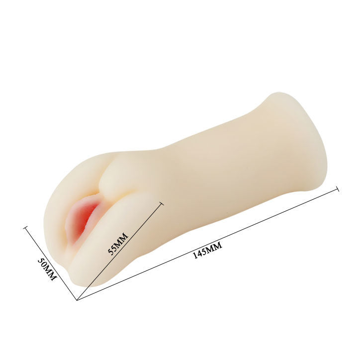 masturbatore realistico 3d in silicone tpr con design vaginale estensibile per esperienza naturale baile for him