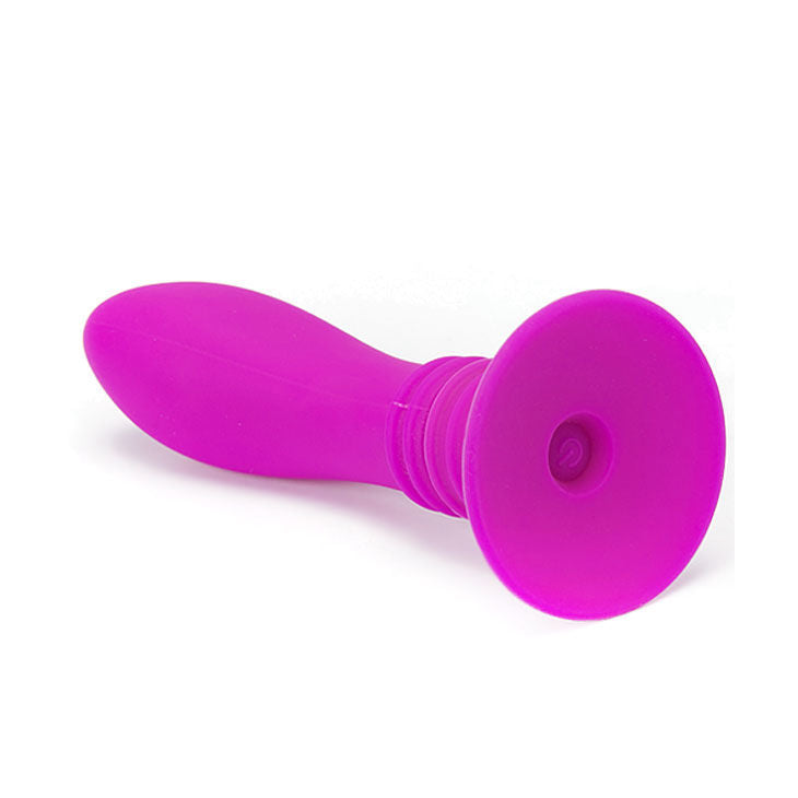 Vibratore plug anale impermeabile 100 silicone con 10 modalità vibrazione e ventosa Pretty Love Smart