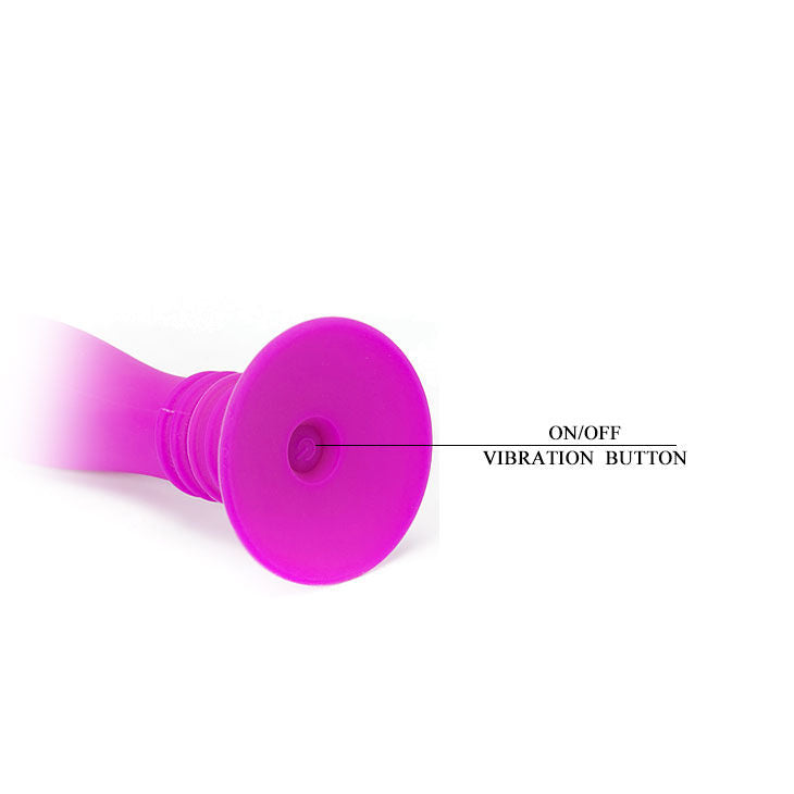 Vibratore plug anale impermeabile 100 silicone con 10 modalità vibrazione e ventosa Pretty Love Smart