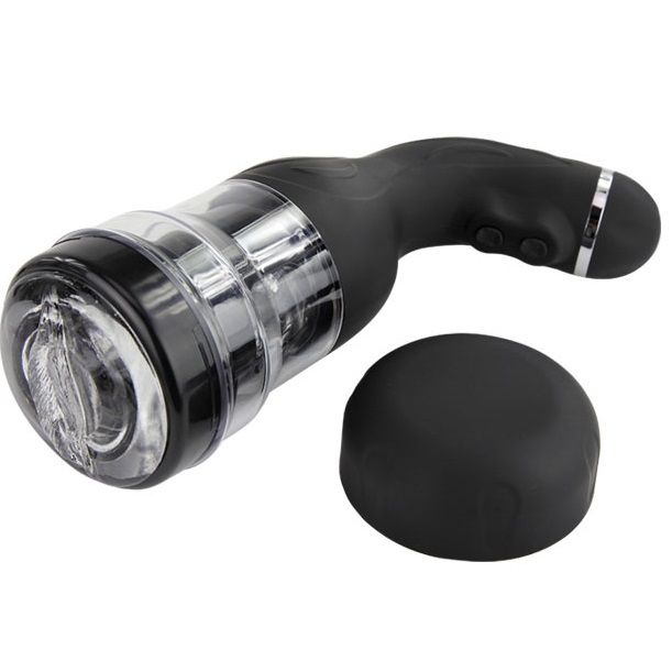 Masturbatore automatico con 5 funzioni di rotazione ergonomico potente e lubrificabile Baile For Him