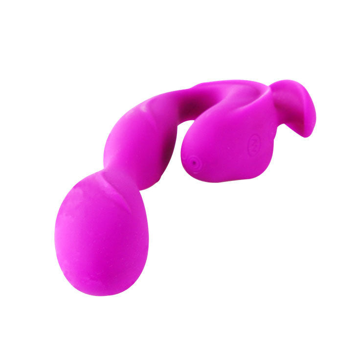 massaggiatore vibratore lilla potente ergonomico silicone sicuro impermeabile 12 modalità ricaricabile Pretty Love