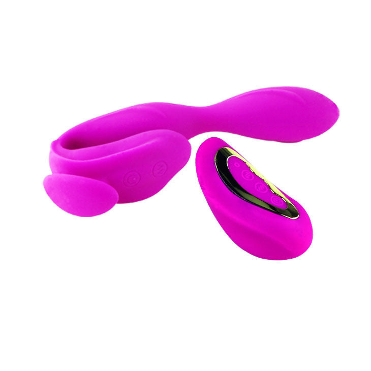 massaggiatore vibratore lilla potente ergonomico silicone sicuro impermeabile 12 modalità ricaricabile Pretty Love