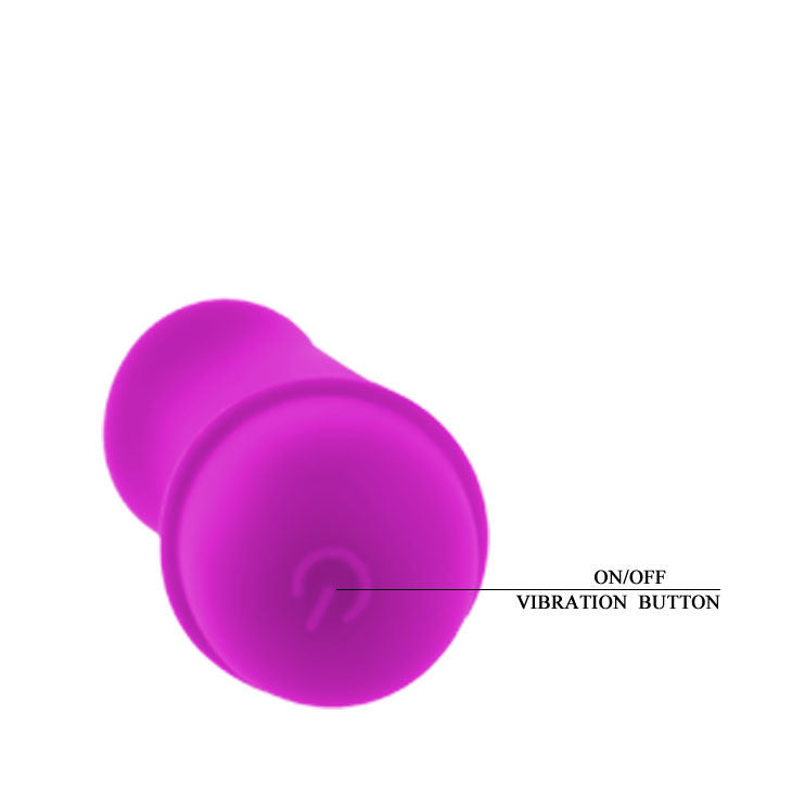 Mini vibratore massaggiatore lilla 10 impulsi di vibrazione silicone di alta qualità silenzioso Pretty Love Flirtation