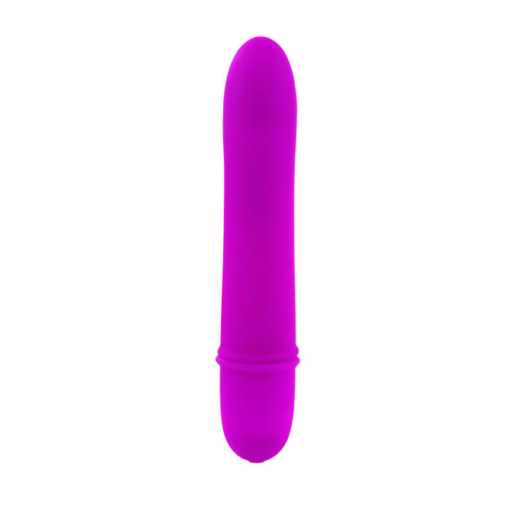Vibratore elegante lilla in silicone qualità con 10 modalità vibrazione silenzioso e facile da usare Pretty Love Flirtation