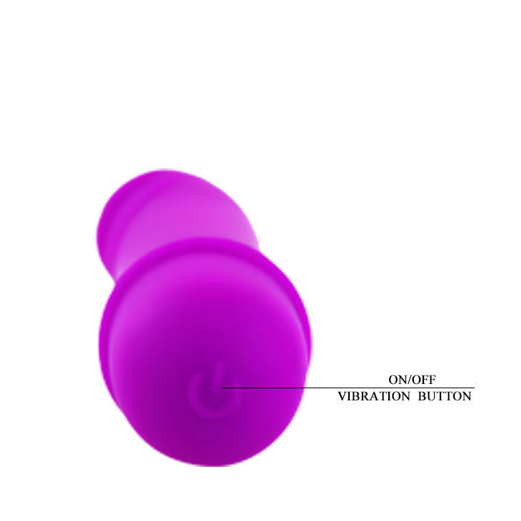 Vibratore elegante lilla in silicone qualità con 10 modalità vibrazione silenzioso e facile da usare Pretty Love Flirtation