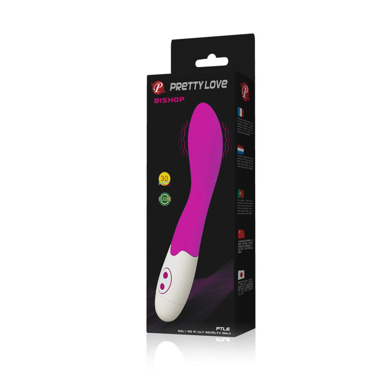 Vibratore stimolatore discreto elegante 30 impulsi silicone alta qualità ergonomico potente e silenzioso Pretty Love Flirtation