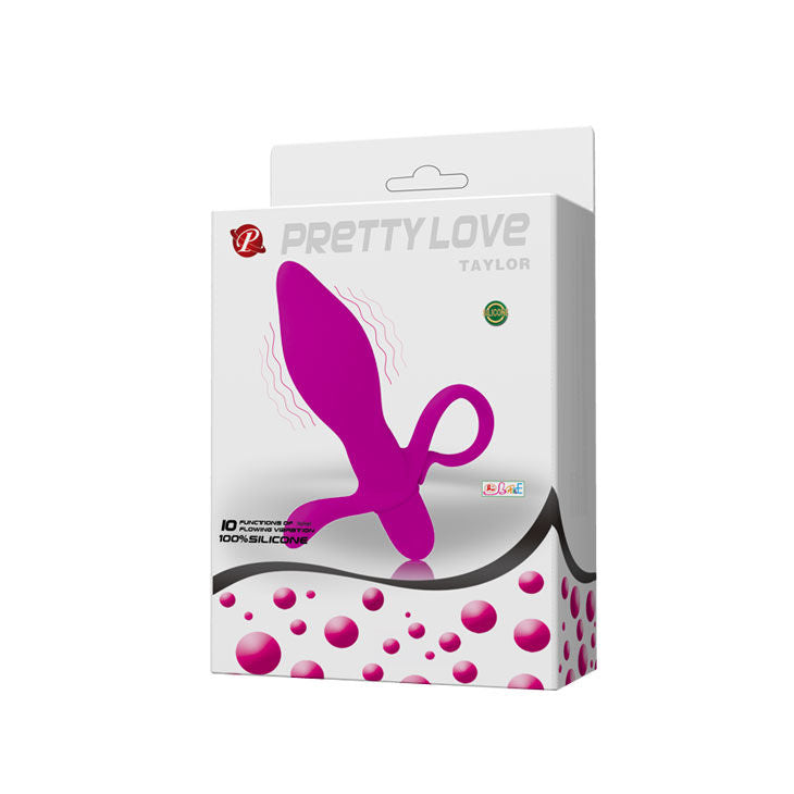 Vibratore taylor silicone 10 funzioni vibrazione silenziosa potente stimolatore clitoride facile estrazione Pretty Love Flirtation