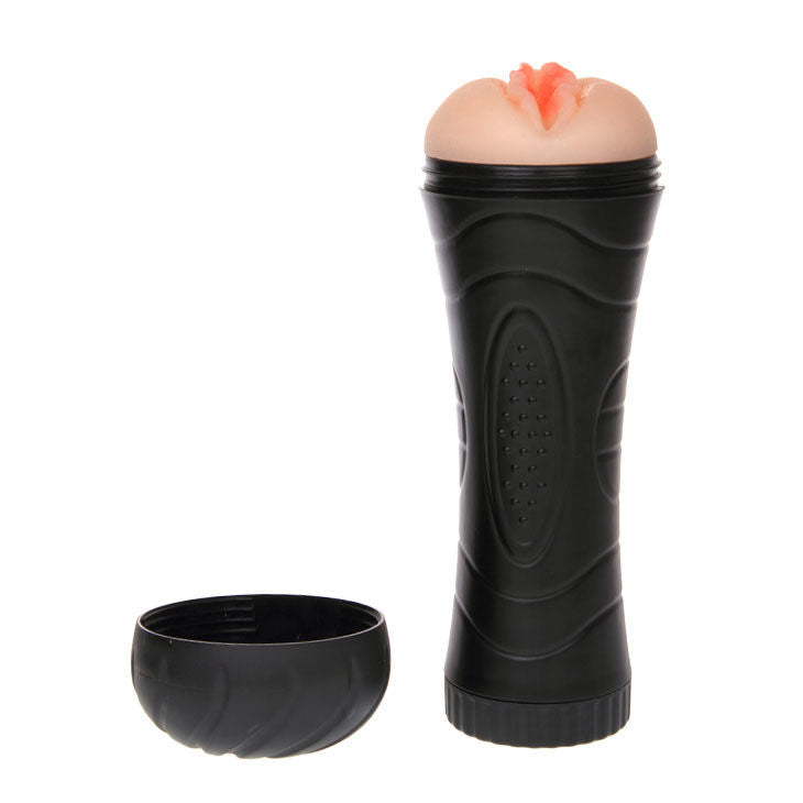 Vibratore maschile a forma di vagina con 7 ritmi di vibrazione e materiale morbido Ciberskin Baile