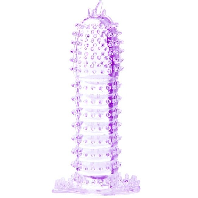 Baile - Gaine Pénis avec Points de Stimulation Violets 14 Cm