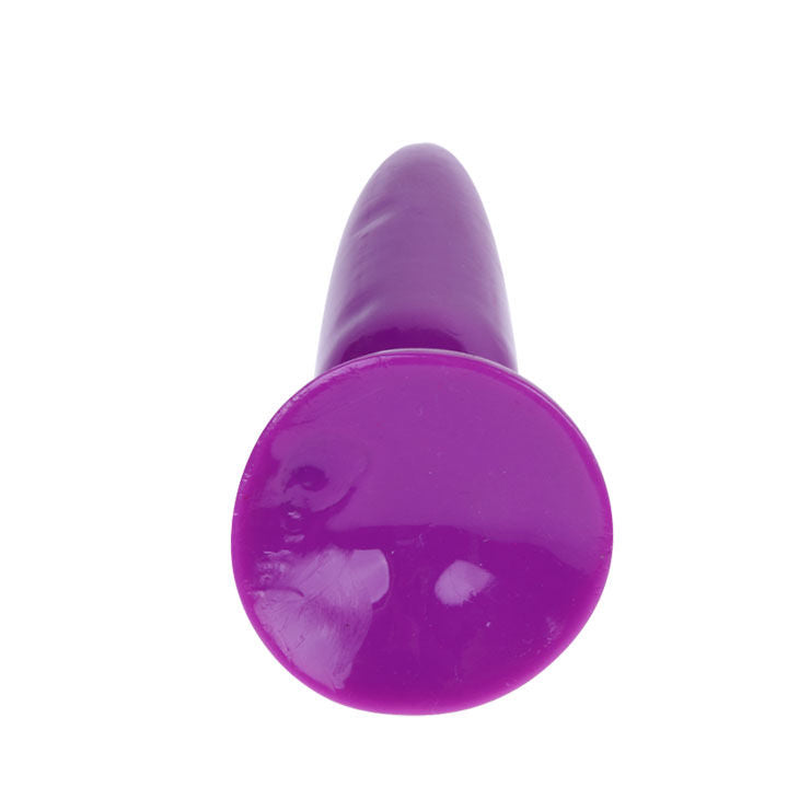 Plug anale piccolo rosa ventosa morbido per dilatazione gelatina 15 cm fissaggio superficie BAILE ANAL