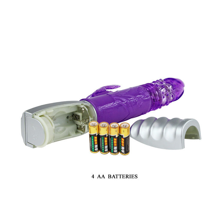 Vibratore High-Tech Rotante e Oscillante Su e Giù 28 Modalità Stimolazione Clitoride TPR Morbido BAILE ROTATIONS