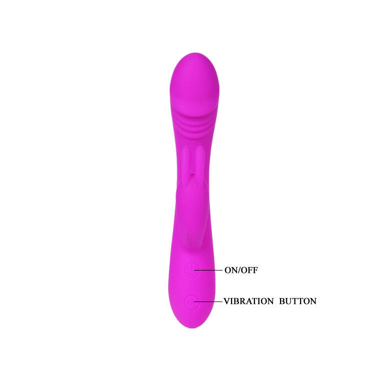 Vibratore ergonomico ricaricabile rabbit per stimolazione clitoride 30 funzioni silicone sommerso Pretty Love Smart