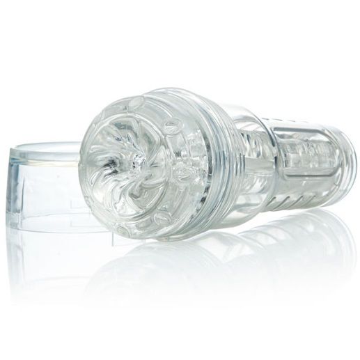 Masturbatore manuale per uomo compatto Fleshlight Go Torque Ice con super pelle e custodia trasparente resistente all'acqua origin