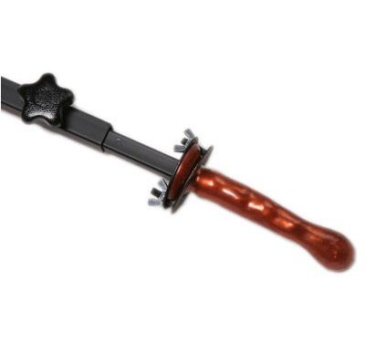 struttura acciaio per costrizione bdsm con blocco caviglie e fissaggio per fallo penetrante regolabile 60 cm metal hard