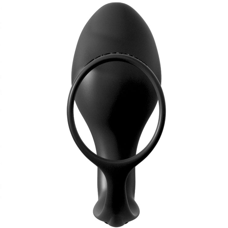 Plug anale Ass Gasm in silicone con anello per prolungamento erezione e stimolazione prostata 10 cm Anal Fantasy Series