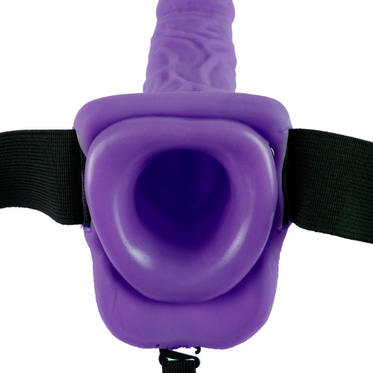 Fetish Fantasy Series - Ceinture vibrante creuse série 7 avec boules 17,8 cm violet