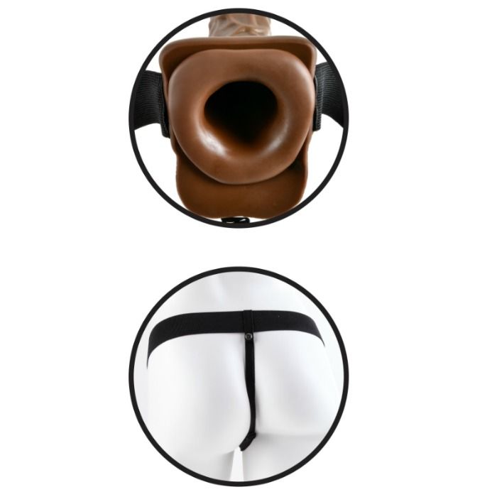 Fetish Fantasy Series - 7 Ball Hollow Strap-On Series